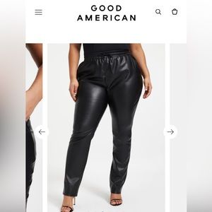 Good American Leather pant